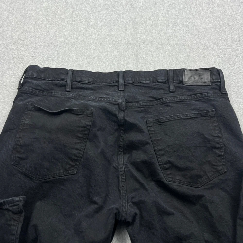 Polo Ralph Lauren Pants Men's 42x32 Black Hampton Relaxed Straight Stretch Denim